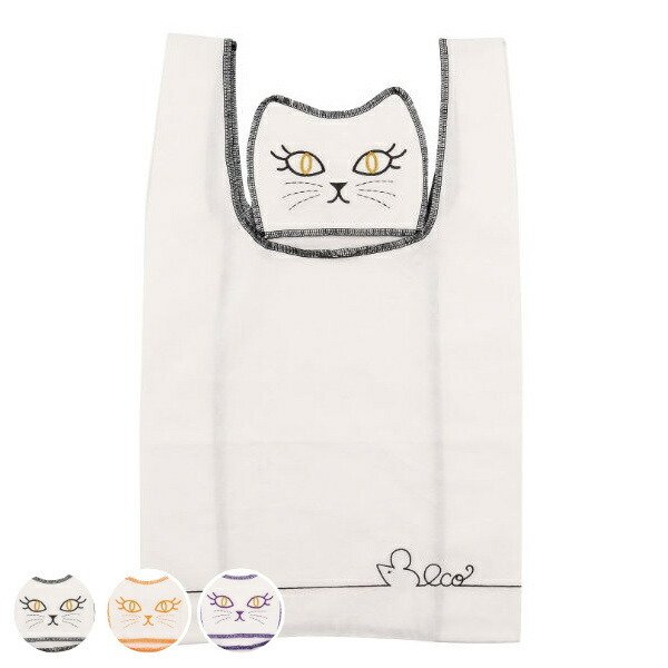 エコバッグ 小悪魔CAT 折りたたみ コンパクト （ マイバッグ エコバック 買い物バッグ レジバッグ サブバッグ レジ袋 軽量 ）