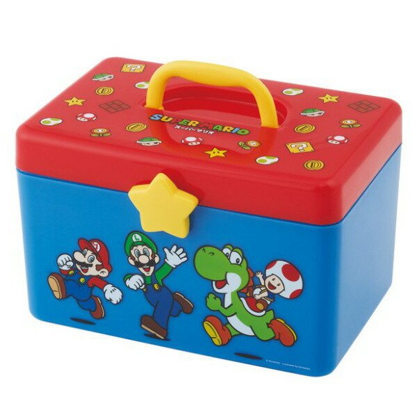 スケーター 収納 ボックス 持ち手付きボックス マリオ スーパーマリオ