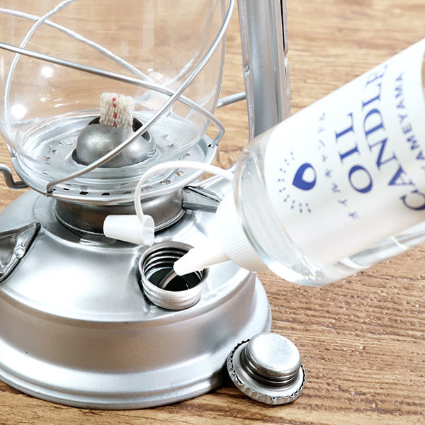 カメヤマキャンドル オイルランタン シルバー ランタン アンティーク