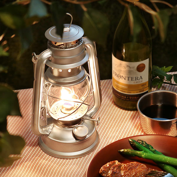 カメヤマキャンドル オイルランタン シルバー ランタン アンティーク