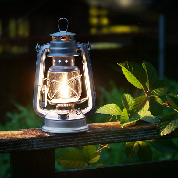 カメヤマキャンドル オイルランタン シルバー ランタン アンティーク