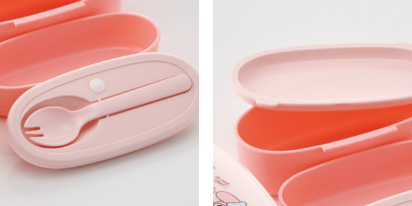 スケーター お弁当箱 2段 410ml ダブルロック ランチボックス