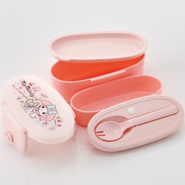 スケーター お弁当箱 2段 410ml ダブルロック ランチボックス マイ