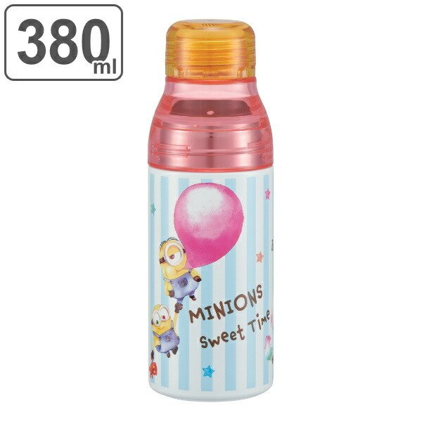 ミニオン フィギュア型水筒 ステンレスボトル スケーター 水筒 マグ 380ml ステンレス セパレートボトル ミニオンズ