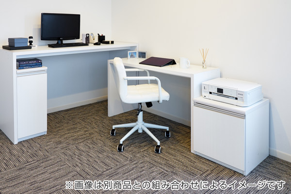 オーダーラック 扉付 デスクキャビネット 幅30〜44 奥行き46 約高さ