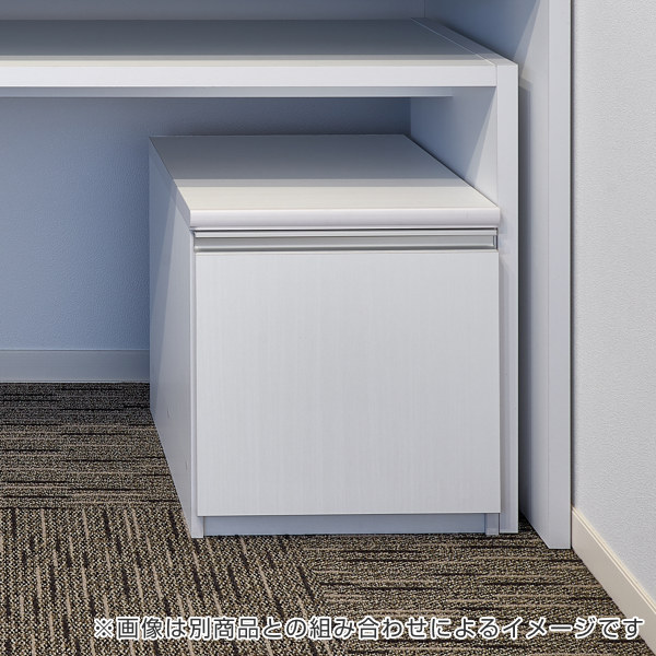 オーダーラック 扉付 デスクキャビネット 幅30〜44 奥行き46 約高さ