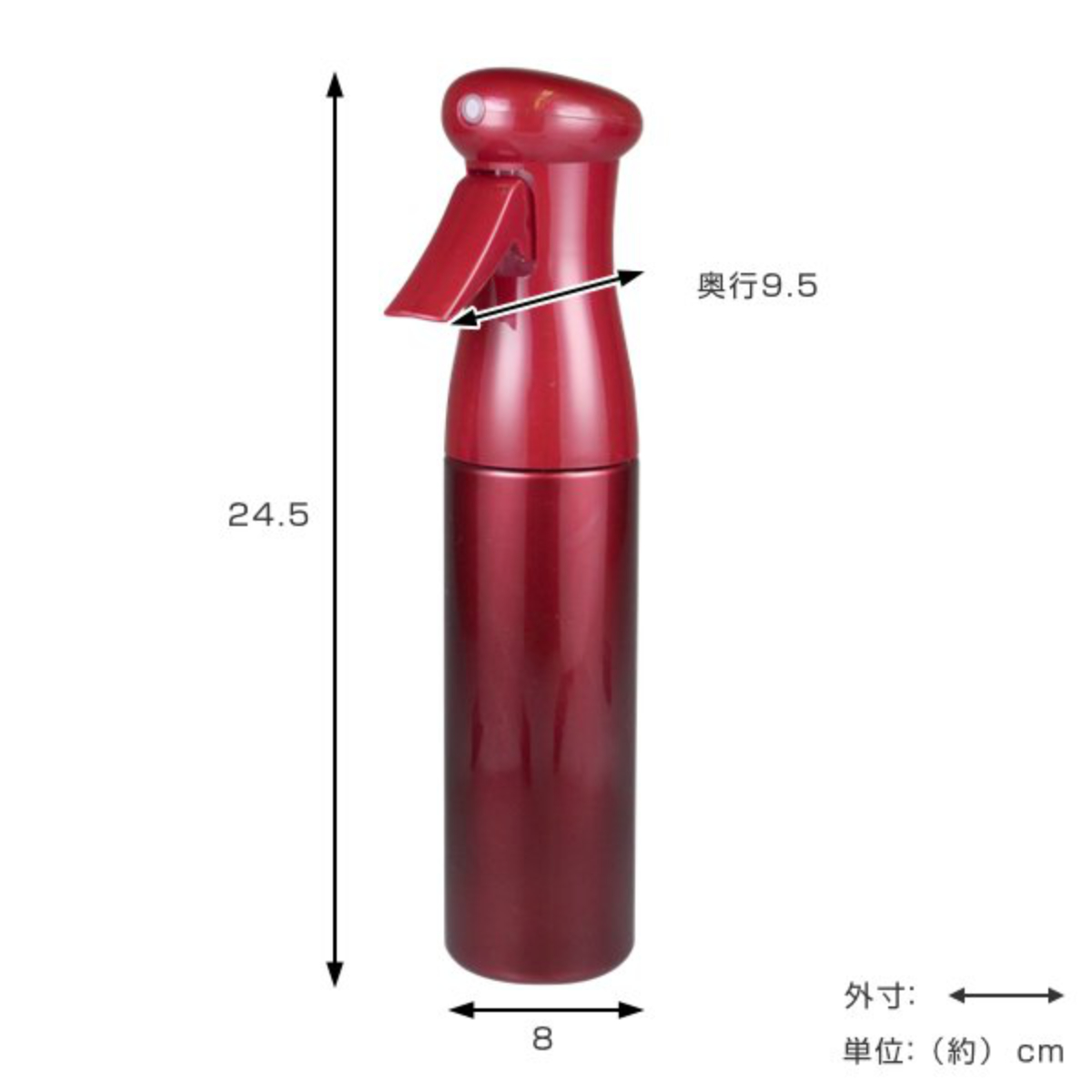 霧 スプレーボトル 250ml ( 本体のみ ...の詳細画像2