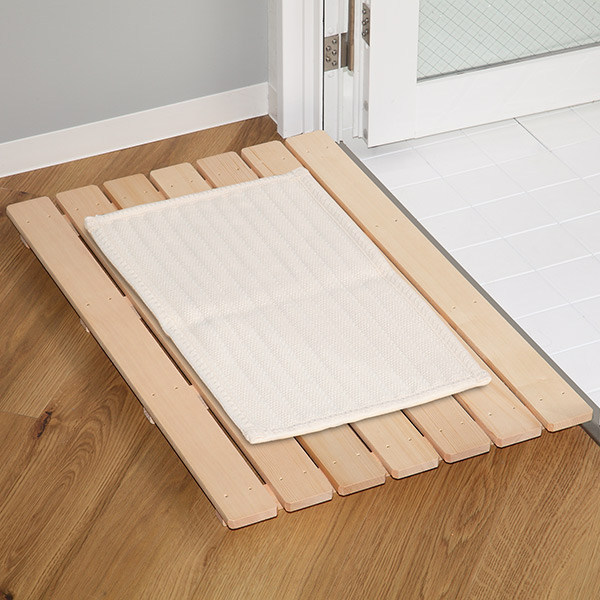 お風呂ベランダどこでも活躍　天然木製 すのこ 市原木工所 すのこ 85×55cm 湯殿すのこ 大 木製スノコ 木製 スノコ