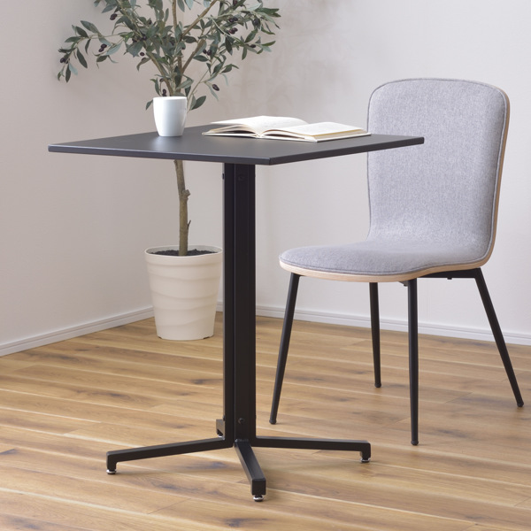 東谷 カフェテーブル 幅60cm スチール スクエア 正方形 テーブル