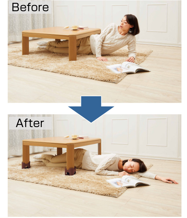 COGIT（コジット） 高さ2WAYこた丸アーチ 3cm 7cm すべり止め （ 継脚