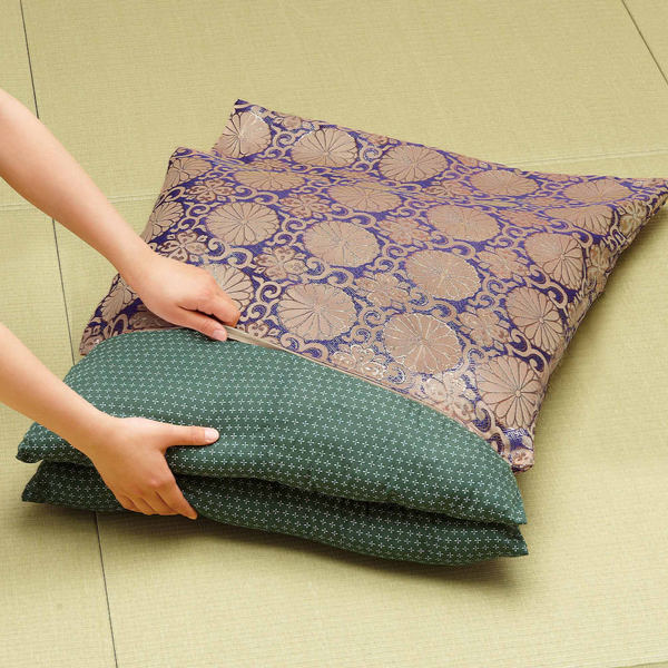 COGIT（コジット） 座布団カバー 金襴調 仏壇座布団カバー 仏壇 仏前