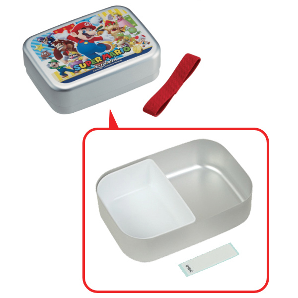 スーパーマリオ 弁当箱 スケーター お弁当箱 アルミ 480ml スーパーマリオブラザーズ 子供