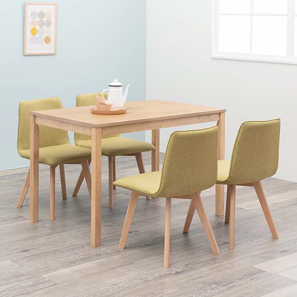 HAGiHARA（萩原） ダイニングセット 4人 5点セット ナチュラル