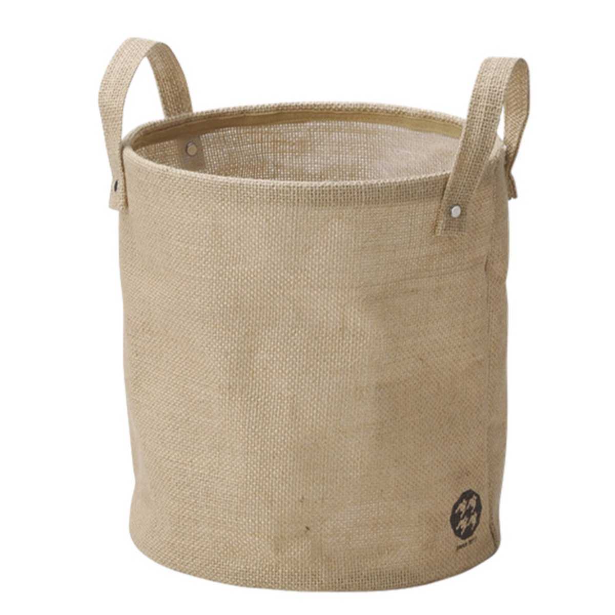 ちどり産業 ゴミ箱 丸形 S 麻 円柱 ダストボックス バスケット 収納