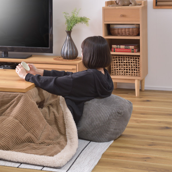 東谷 ビーズクッション ミニ 小さい クッション コーデュロイ キューブ