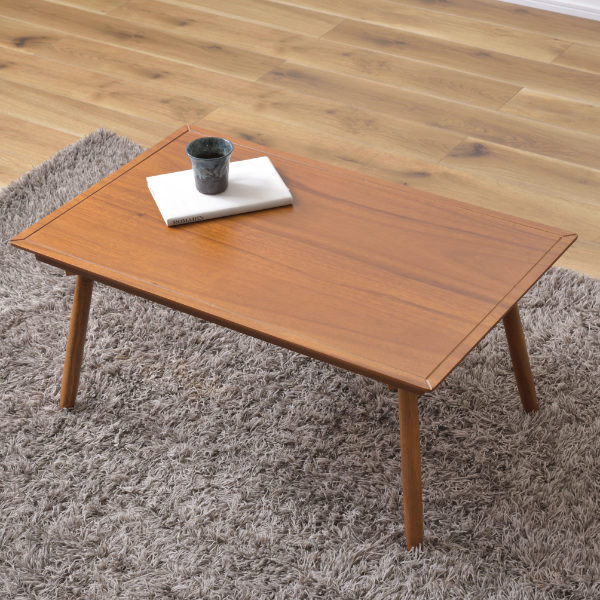 東谷 こたつ 幅80cm コンパクト コタツ テーブル 木製 天然木 小さい