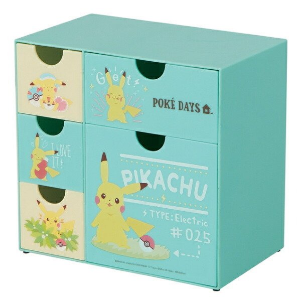 チェスト ポケデイズ 引き出し 卓上 収納 ポケットモンスター （ 小物