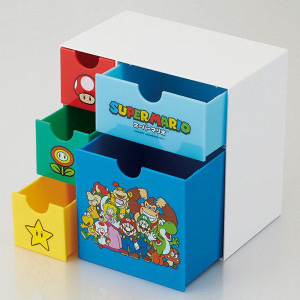 チェスト スーパーマリオ 引き出し 卓上 収納 （ 小物収納 卓上収納
