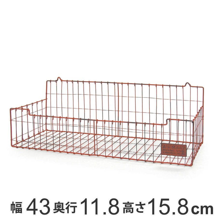 ガーデニング収納 プランター フラワースタンド レッドワイヤーラック