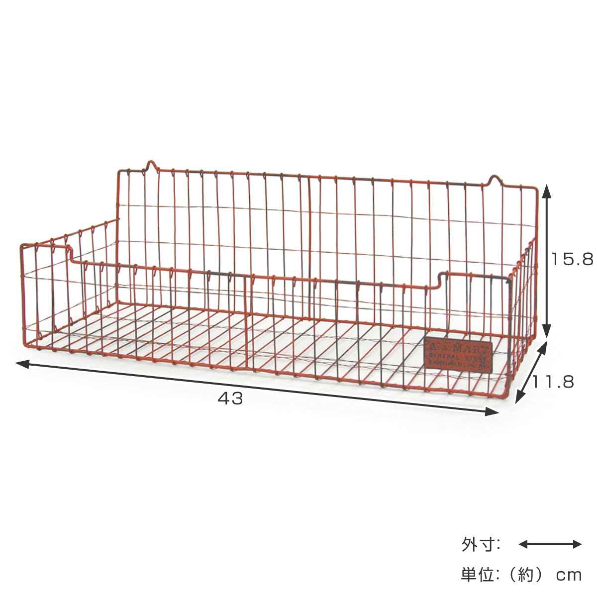 ガーデニング収納 プランター フラワースタンド レッドワイヤーラック