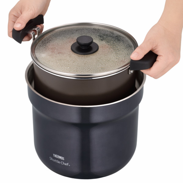 THERMOS（サーモス） シャトルシェフ 4.3L 保温調理鍋 IH対応 フッ素