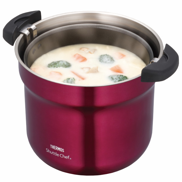 THERMOS（サーモス） シャトルシェフ 4.3L 保温調理鍋 IH対応 フッ素