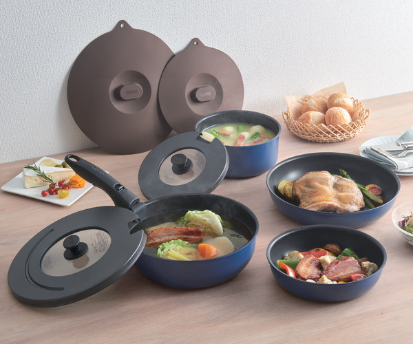 THERMOS（サーモス） 取っ手のとれる鍋 18cm ガス火専用 着脱ハンドル