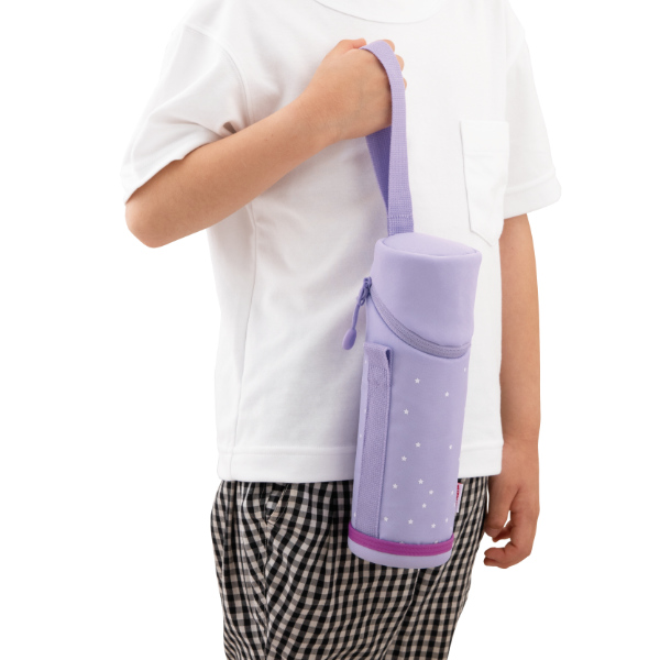 サーモス　マイボトルポーチ　パープルスター　450-600ml THERMOS（サーモス） ボトルカバー 450ml〜600ml 対応 マイボトル