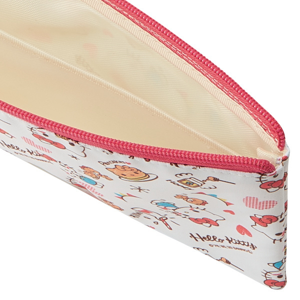 スケーター マスクポーチ ハローキティ おやつタイム 抗菌 仕切り付き