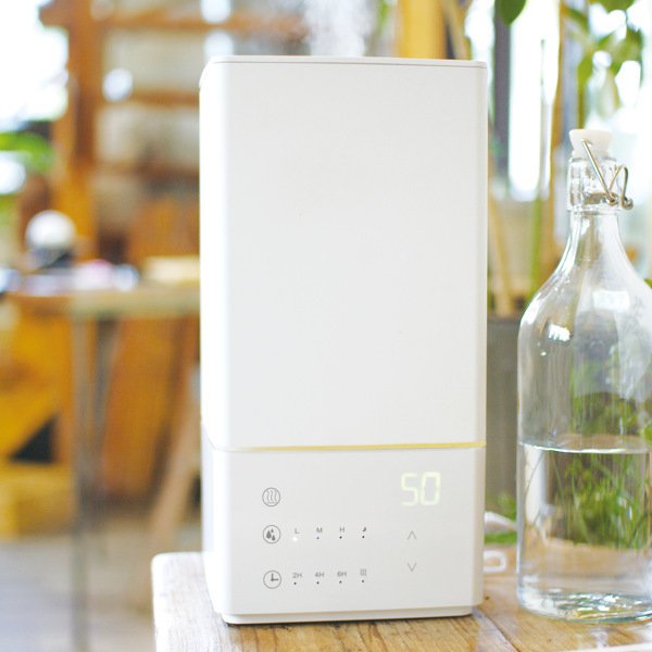 キシマ（KISHIMA） 加湿器 4L 上から給水 ハイブリッド式 大容量