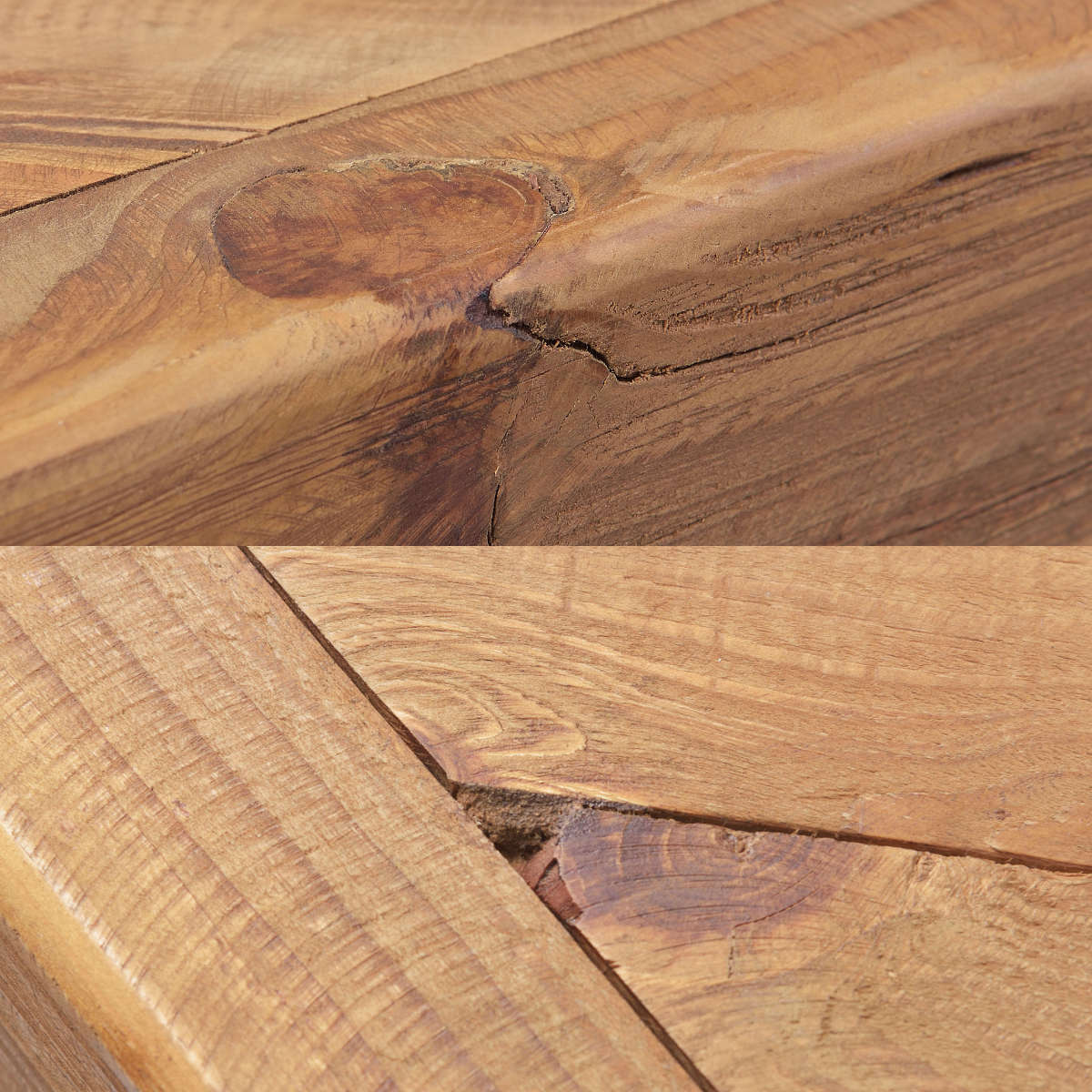 東谷 センターテーブル 幅125cm 木製 天然木 古材 ヘリンボーン