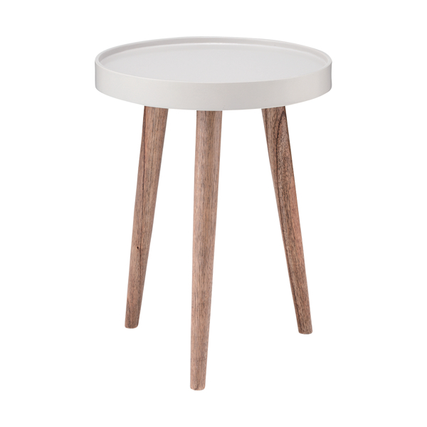 東谷 トレーテーブル 高さ45cm サイドテーブル 木製 天然木 トレー