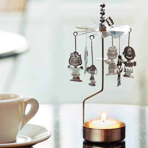 カメヤマキャンドル キャンドルホルダー スヌーピー メリーゴーランド