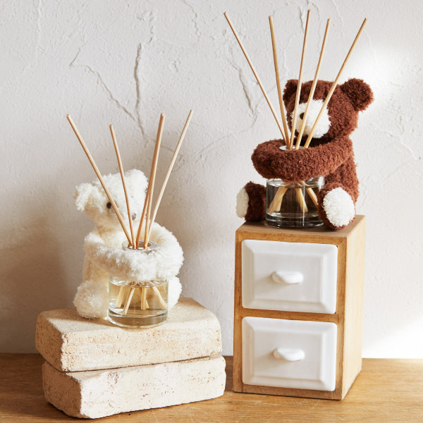 カメヤマキャンドル ディフューザー ハグベア スティック ウィンター