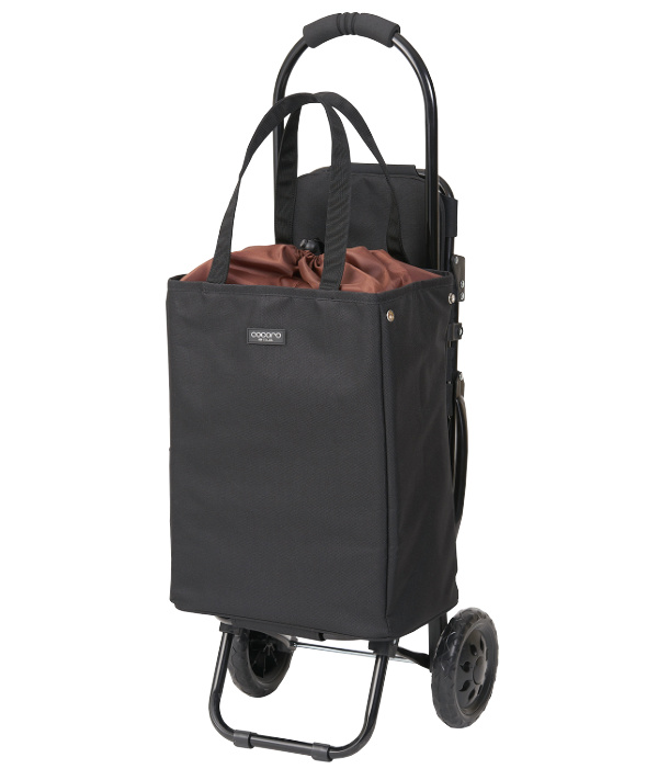 ショッピングカート cocoro ブレイク 椅子付き 折りたたみ おしゃれ 大
