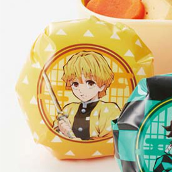 おにぎりラップ 鬼滅の刃 12枚入 3柄 各4枚 （ 炭治郎 禰豆子 善逸