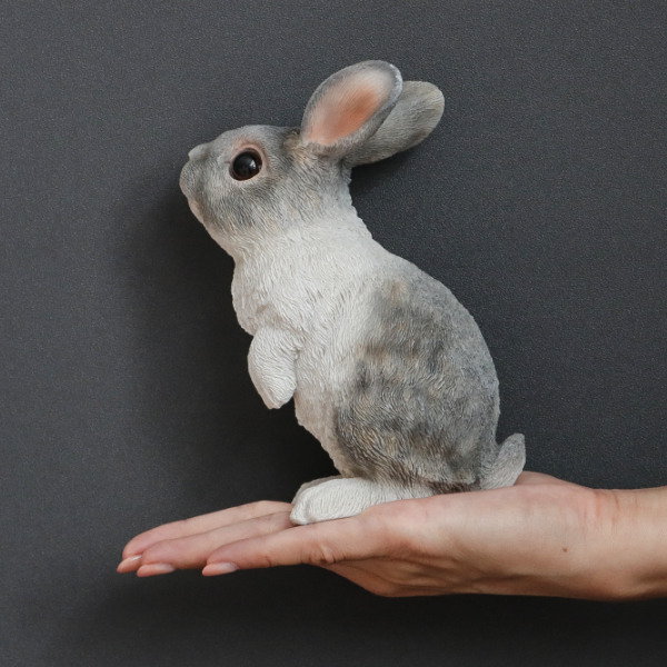 貯金箱 ラビット うさぎ リアル オブジェ 置物 インテリア