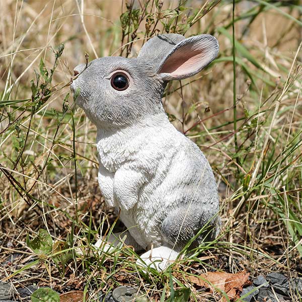 貯金箱 ラビット うさぎ リアル オブジェ 置物 インテリア （ 雑貨