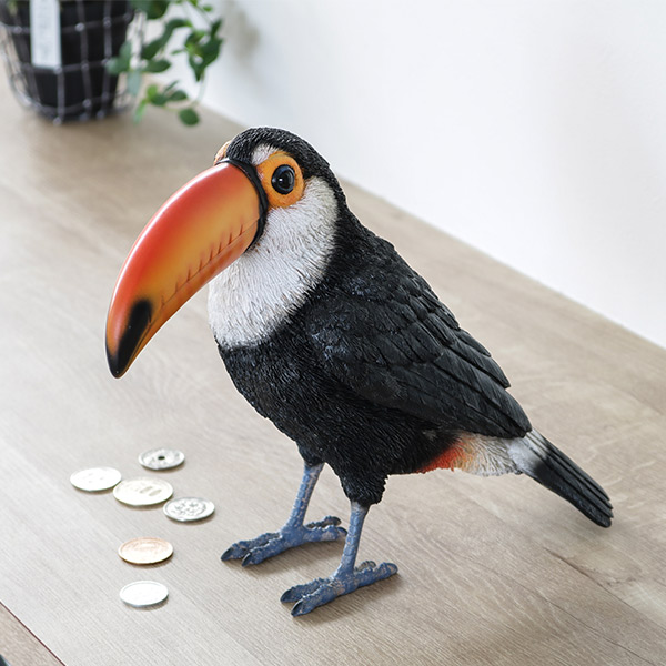 貯金箱 オニオオハシ トーカン リアル オブジェ 置物 インテリア