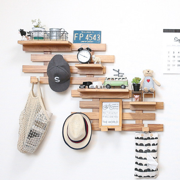 すのこ 壁掛け 壁に取り付けられるすのこ 壁面収納 （ 壁 壁面 収納