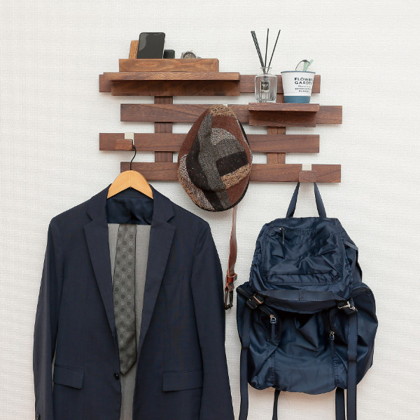 すのこ 壁掛け 壁に取り付けられるすのこ 壁面収納 （ 壁 壁面 収納