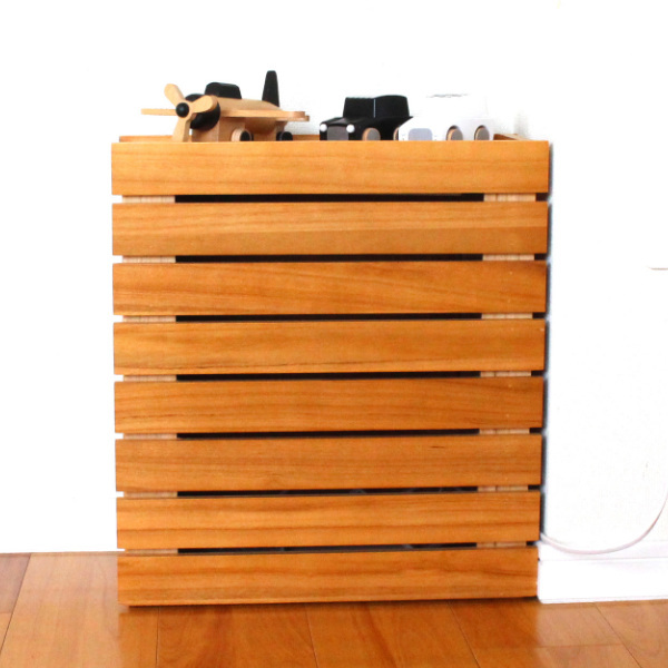 ルーター収納 天然木桐材 モジュールラック ケーブル収納 （ コード