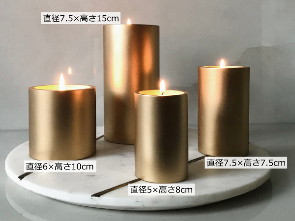 カメヤマキャンドル キャンドル 直径7.5×高さ15cm ロイヤルラウンド