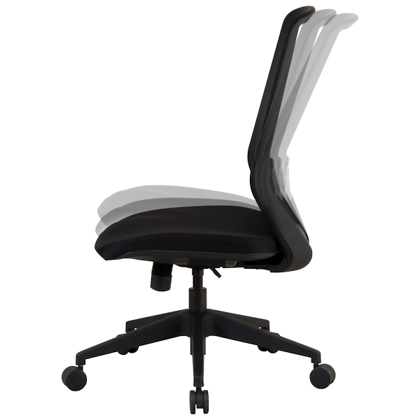 オフィスチェア CK01 座面高41.5〜49.5cm キャスター チェア メッシュ 高さ調節 ロッキング デスクチェア （ キャスターチェア パソコンチェア 肘なし ）_12