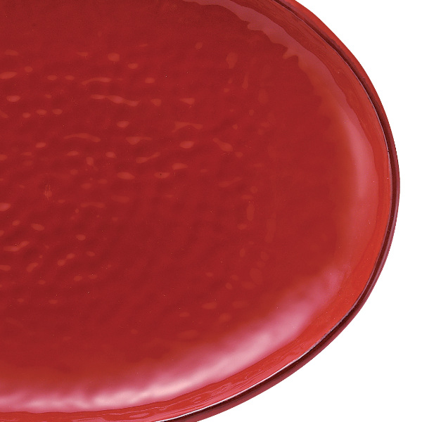 プレート 34.5cm 楕円皿 M.STYLE シエナ 皿 食器 和食器 陶器 赤土