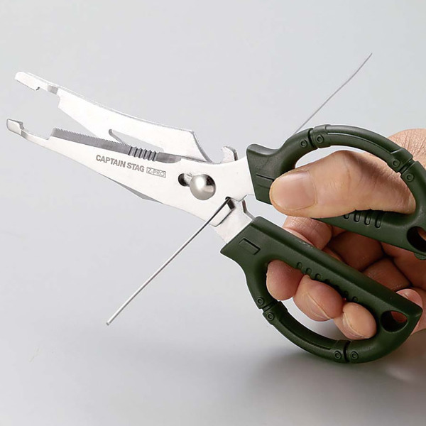 パール金属 アウトドア ハサミ 多機能 収納ケース付 Z-PRO キャプテン
