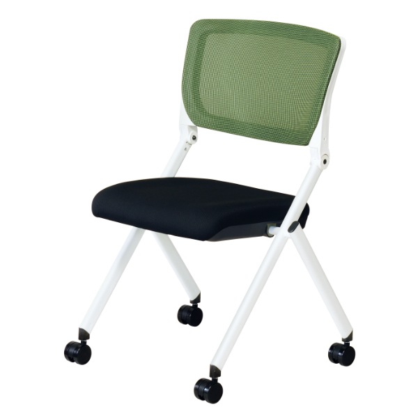 弘益 キャスターチェア 2脚セット 座面高43cm オフィスチェア 平行