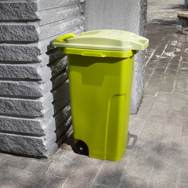 ゴミ箱 74L 屋外用 フタ付き キャスター付き コンテナ 排水栓