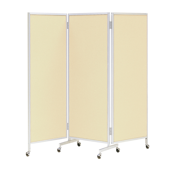 衝立 三つ折り 高さ172cm パーテーション キャスター 折り畳み 収納