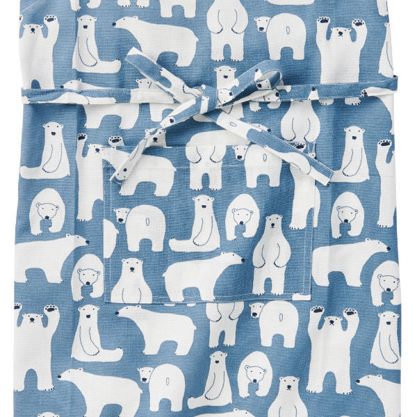 64%OFF!】 No.1267 シロクマバンザイ ハンドメイド 子供 エプロン 